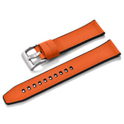KronoKeeper rubber strap FKM double layer - Orange