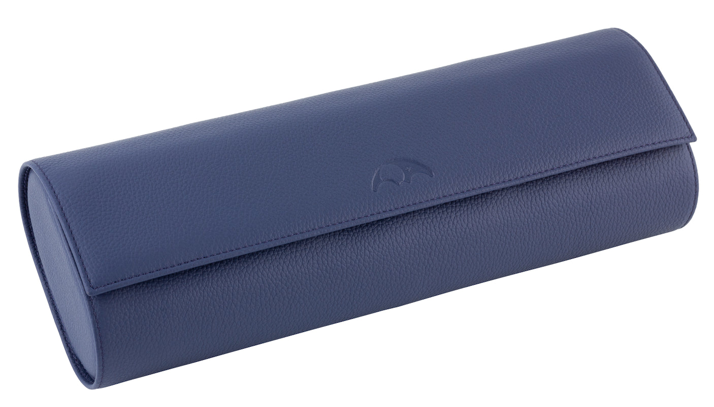 Phase De Lune Leather travel case for 4 watches