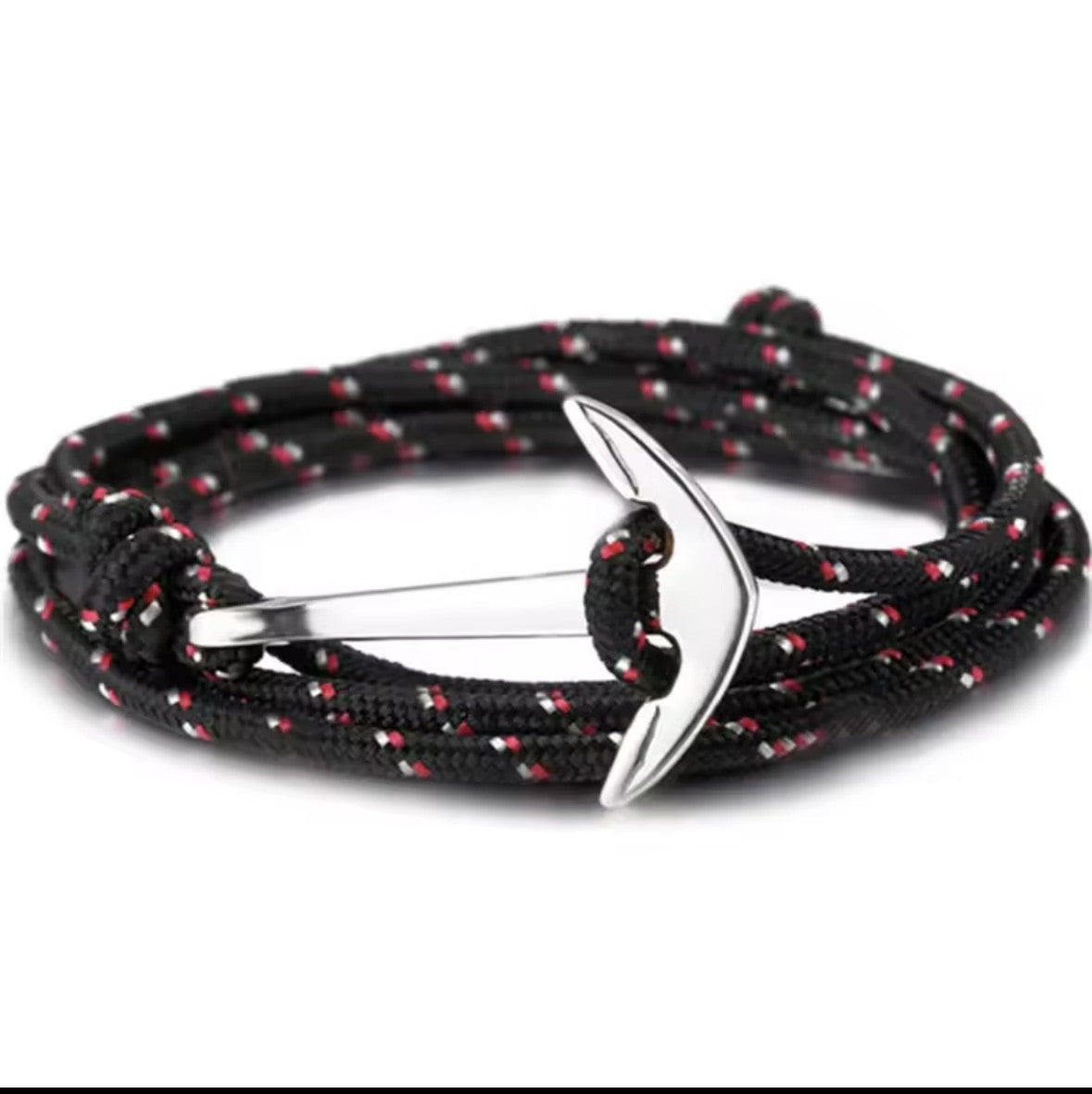 Steel anchor bracelet