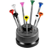 Jeu de 9 tournevis sur socle Bergeon