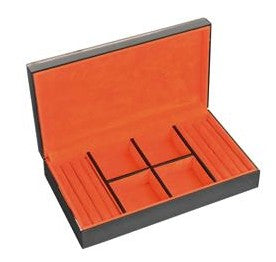 Boite pour 4 montres + bouton de manchette Kronokeeper en verre