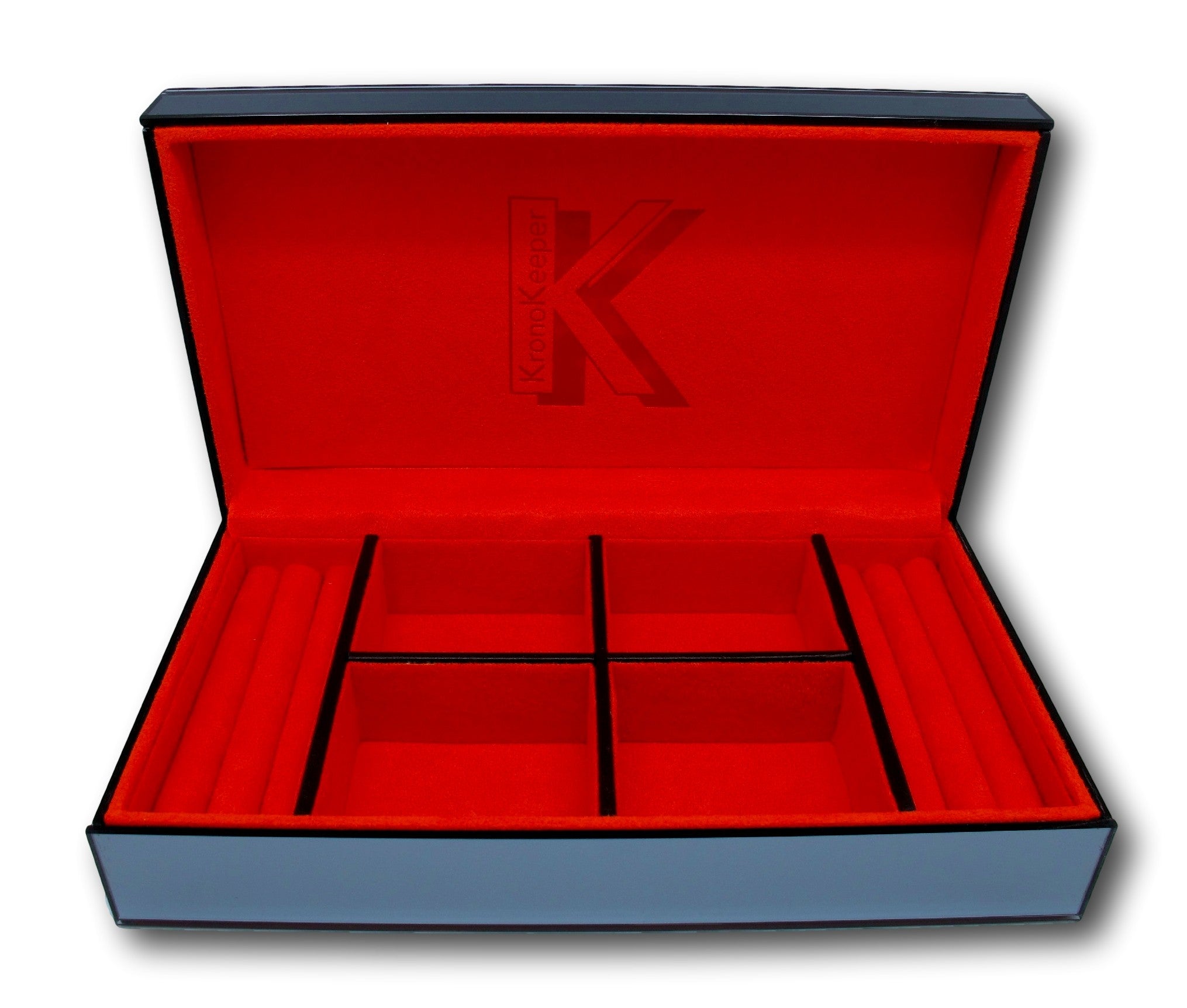 Boite pour accessoires & boutons de manchette Kronokeeper en verre