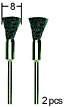 PROXXON Brosses en acier de forme pinceau fin 8mm par 2 pièces