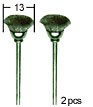 PROXXON Brosses en acier de forme pinceau rond 13mm par 2 pièces