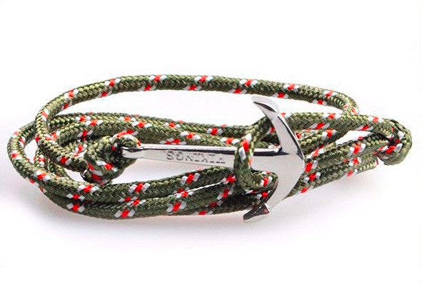Steel anchor bracelet