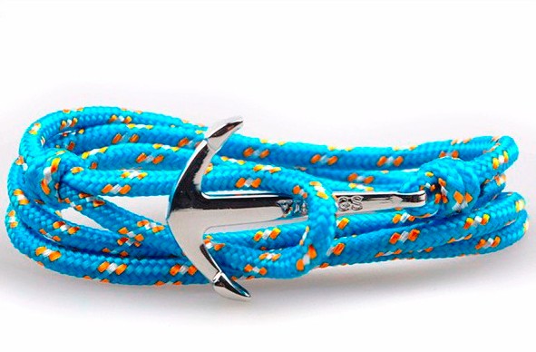 Steel anchor bracelet
