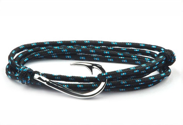 Bracelet hameçon acier Vikings