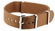 Bracelet nylon NATO Marron