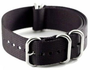 Bracelet nylon NATO ZULU EXTREME noir