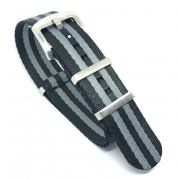 Seat Belt Nato - Black/Grey